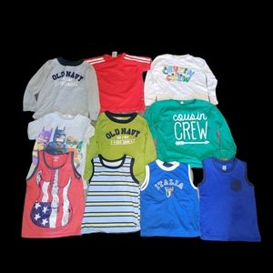 LOT OF BOYS size 5T Shirts